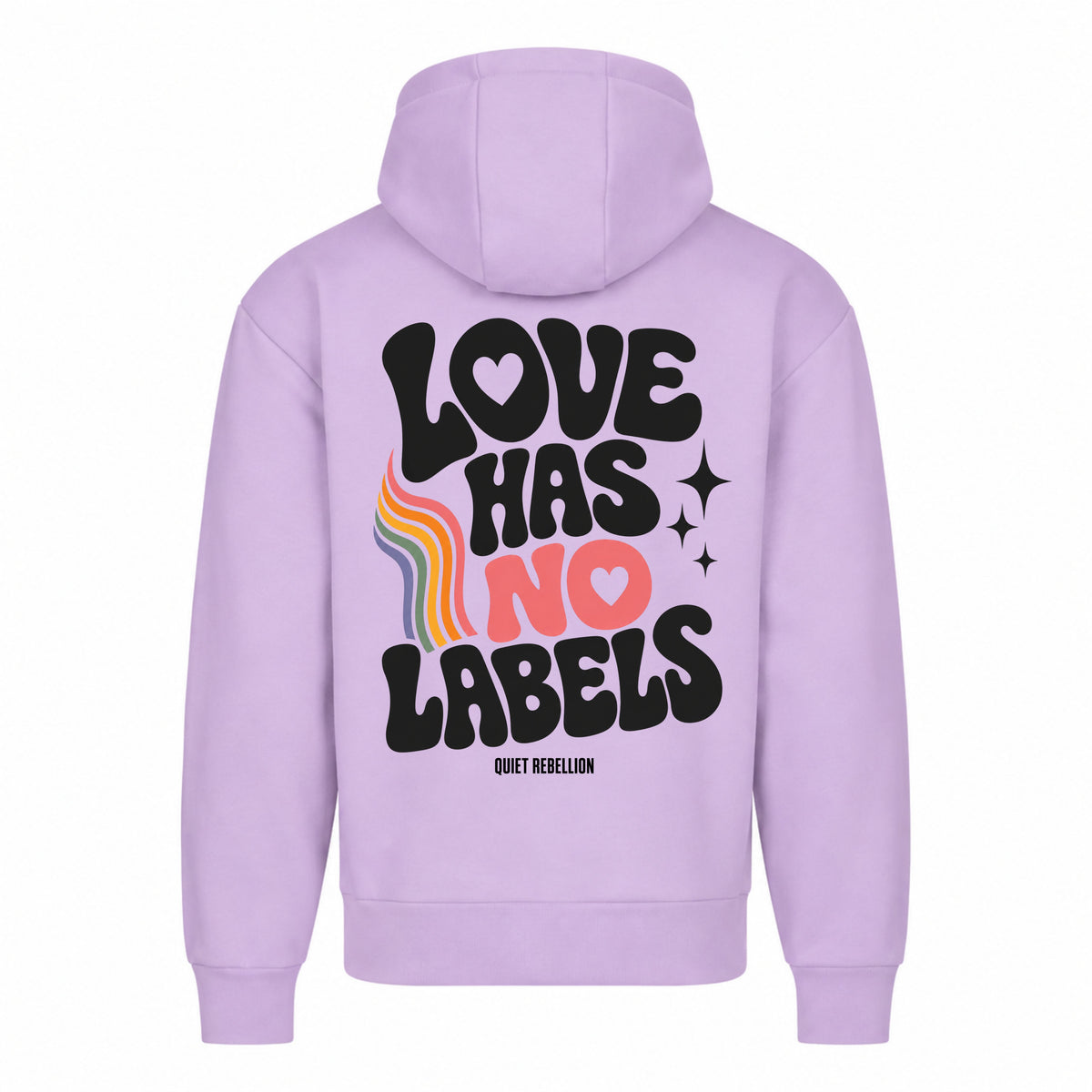 Love Has No Labels - Statement Hoodie / Relaxed Fit / Front-& Backprint