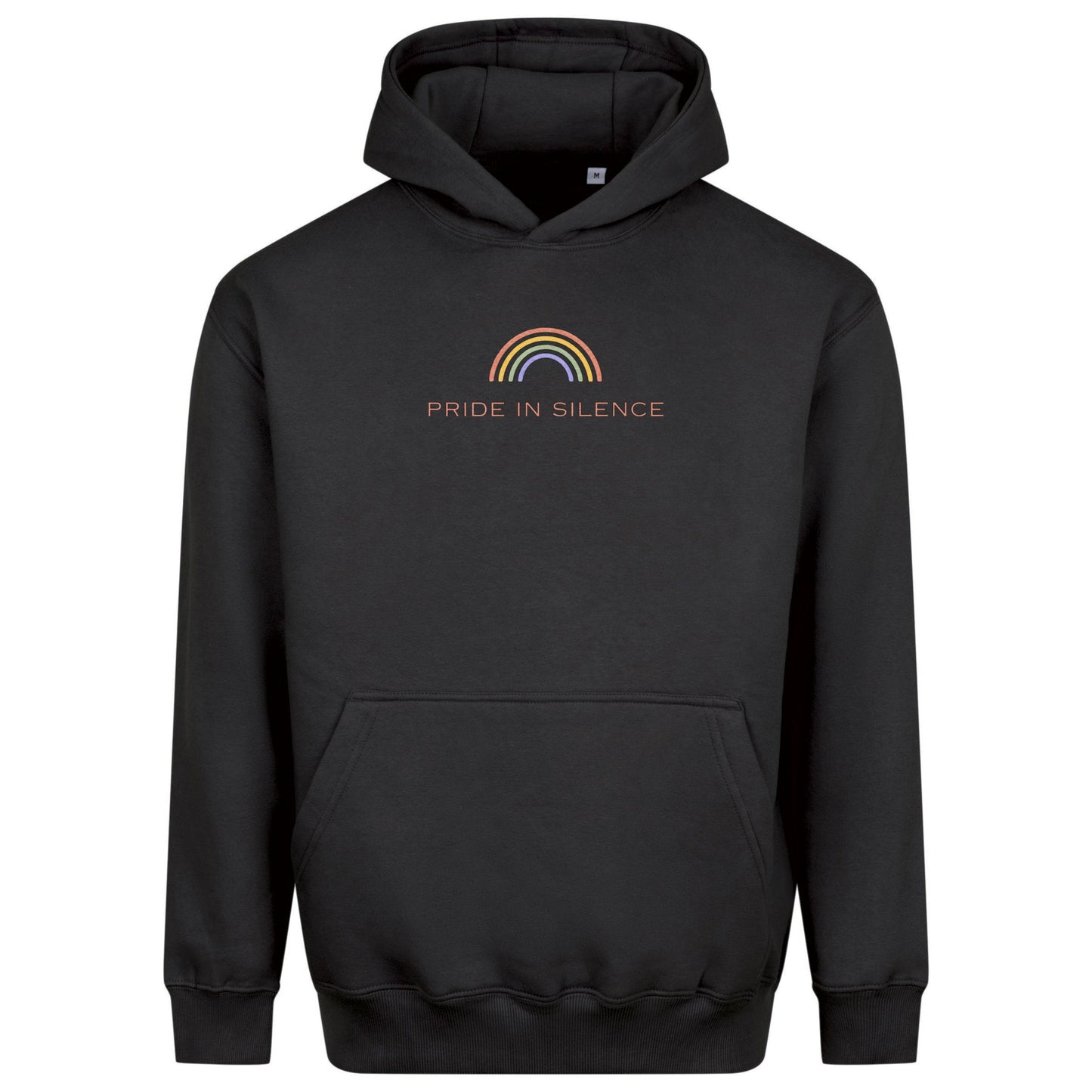 Pride in Silence - Premium Statement Hoodie (Frontdruck)