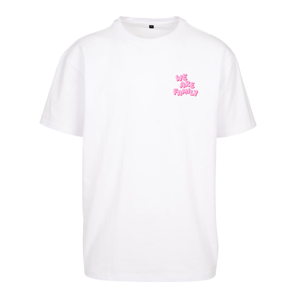 WE ARE FAMILIY - Oversized Statement Shirt (Front-& Backprint)