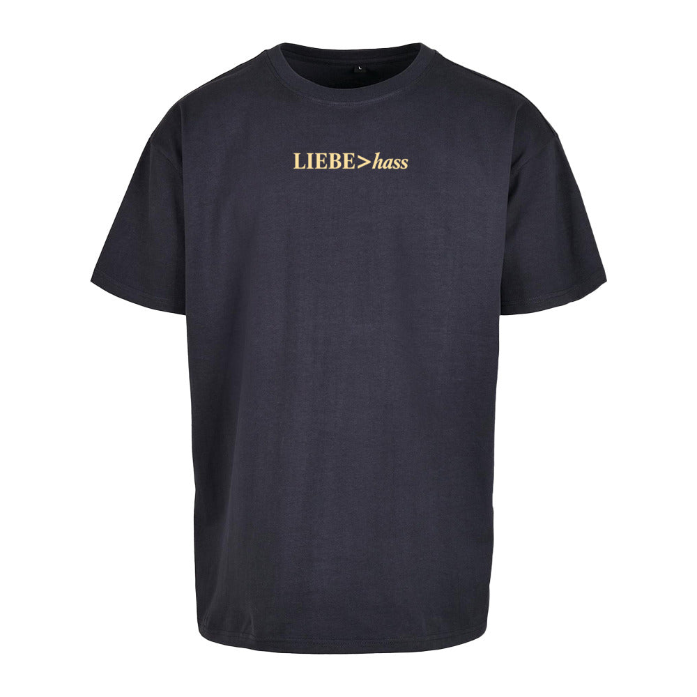 Macht Platz für mehr Liebe - Oversized Statement Shirt (Front-& Backprint)