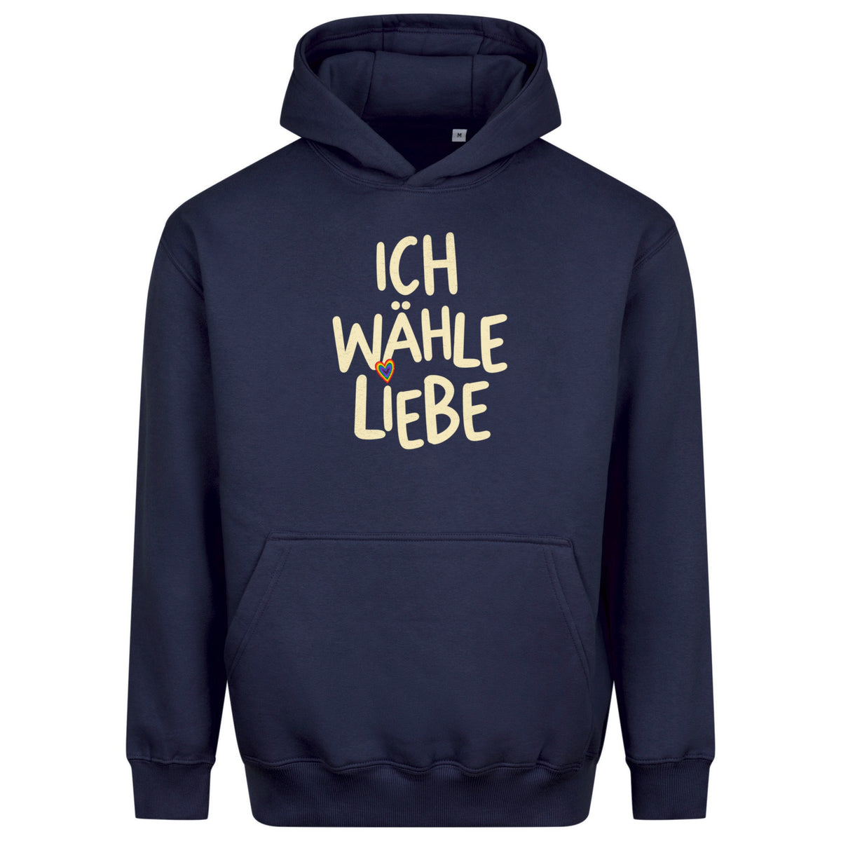 Ich wähle Liebe - Relaxed Fit Statement Hoodie