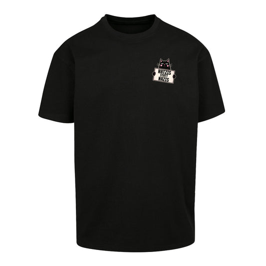 Katzis statt Nazis - Oversized Statement Shirt