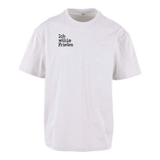 Ich wähle Frieden - Unisex Oversized T-Shirt