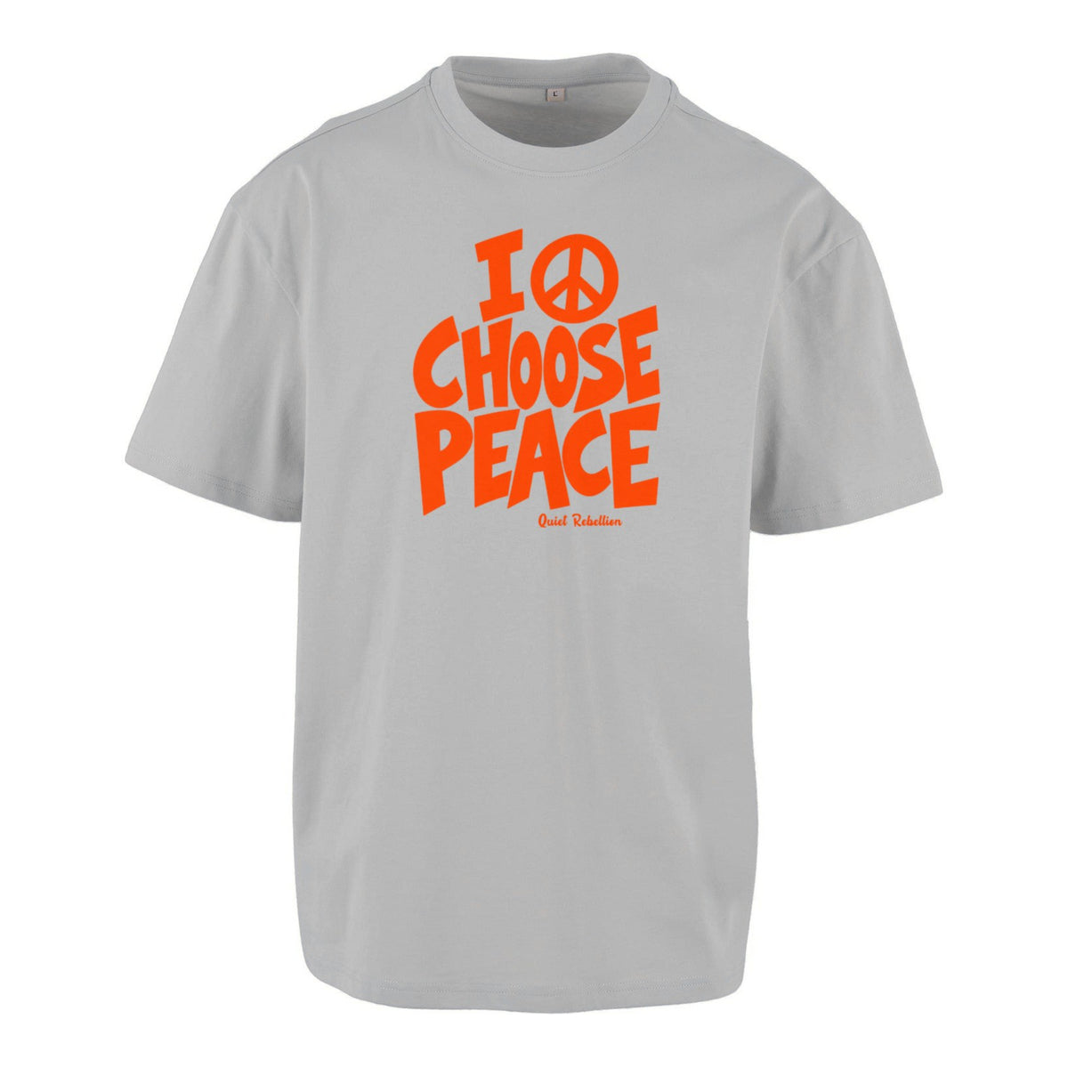 I Choose Peace - Frontprint Unisex Oversized Shirt