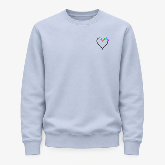 Liebe - Statement Organic Sweatshirt / Regular Fit / Frontstick