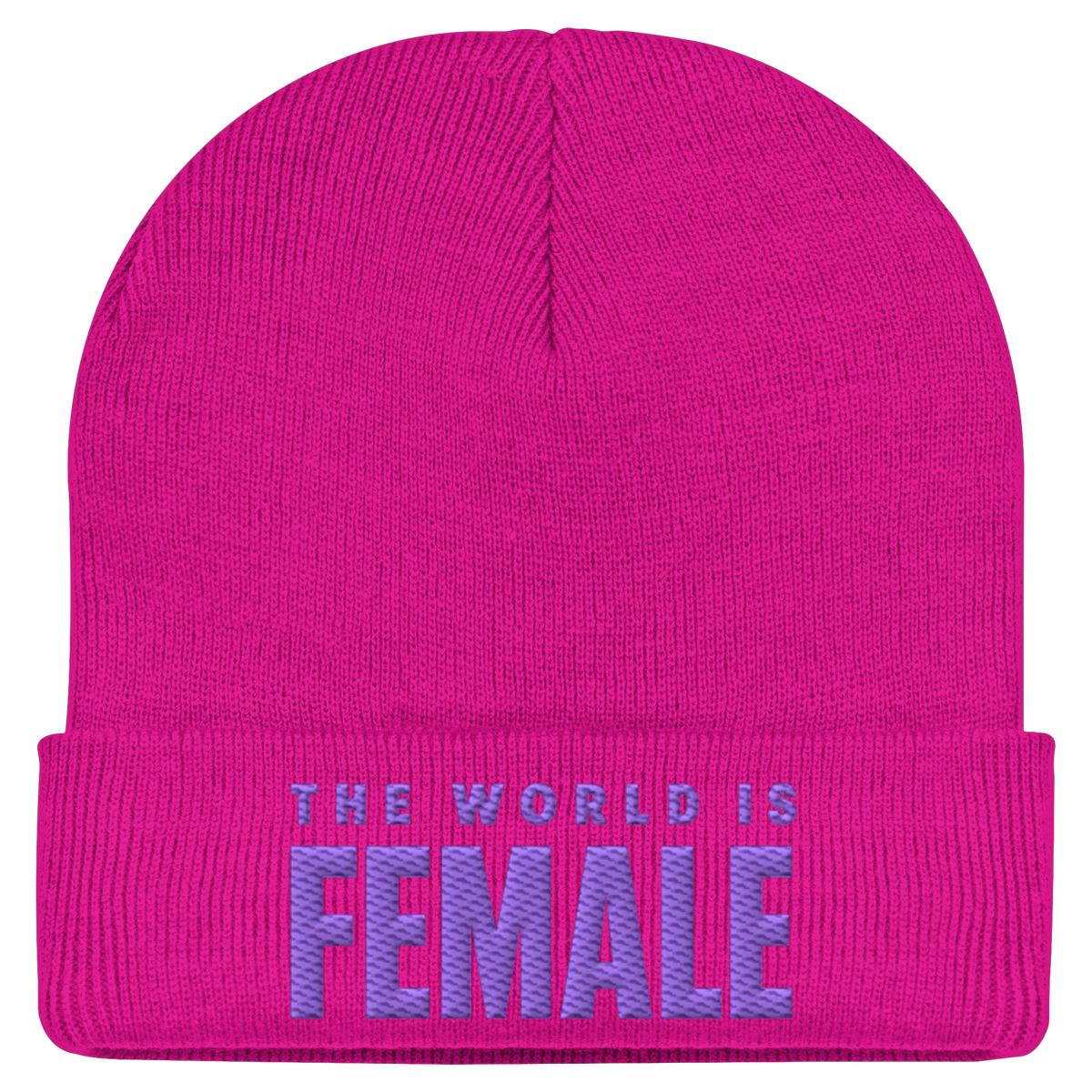 THE WORLD IS FEMALE - Statement Beanie