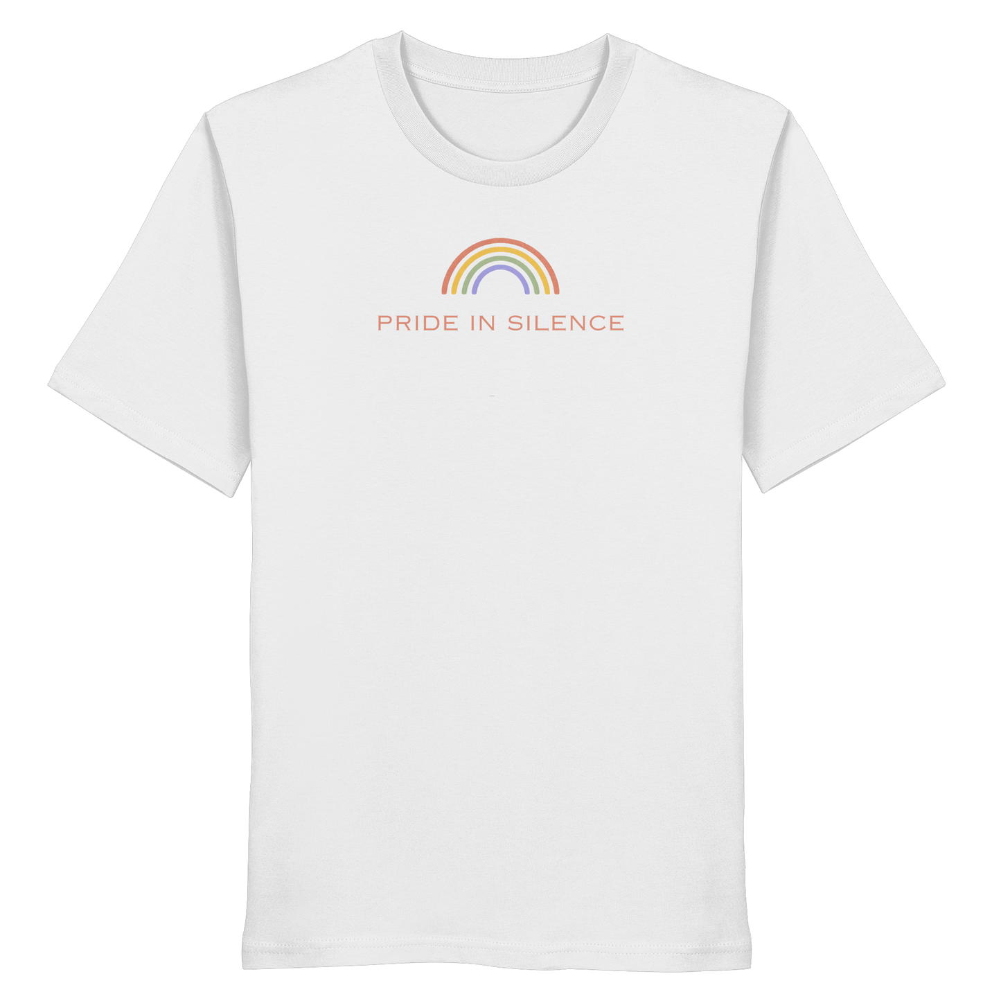 Pride in Silence - Organic Basic Shirt (Frontprint)