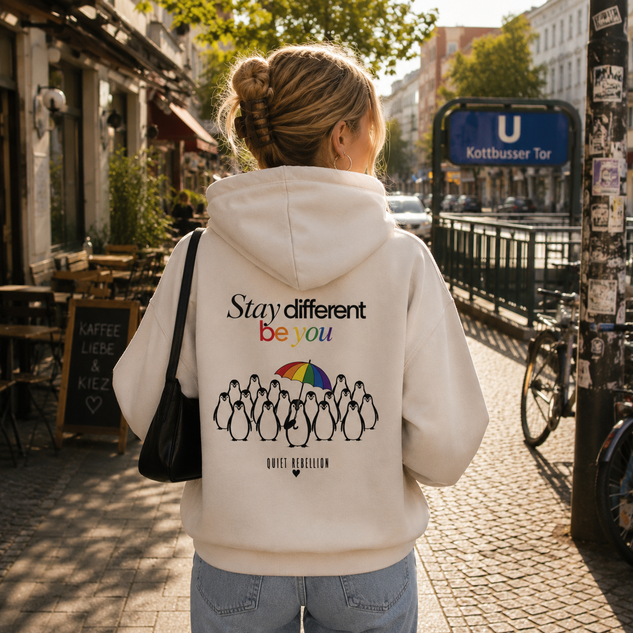 Stay different, be you - Premium Statement Hoodie