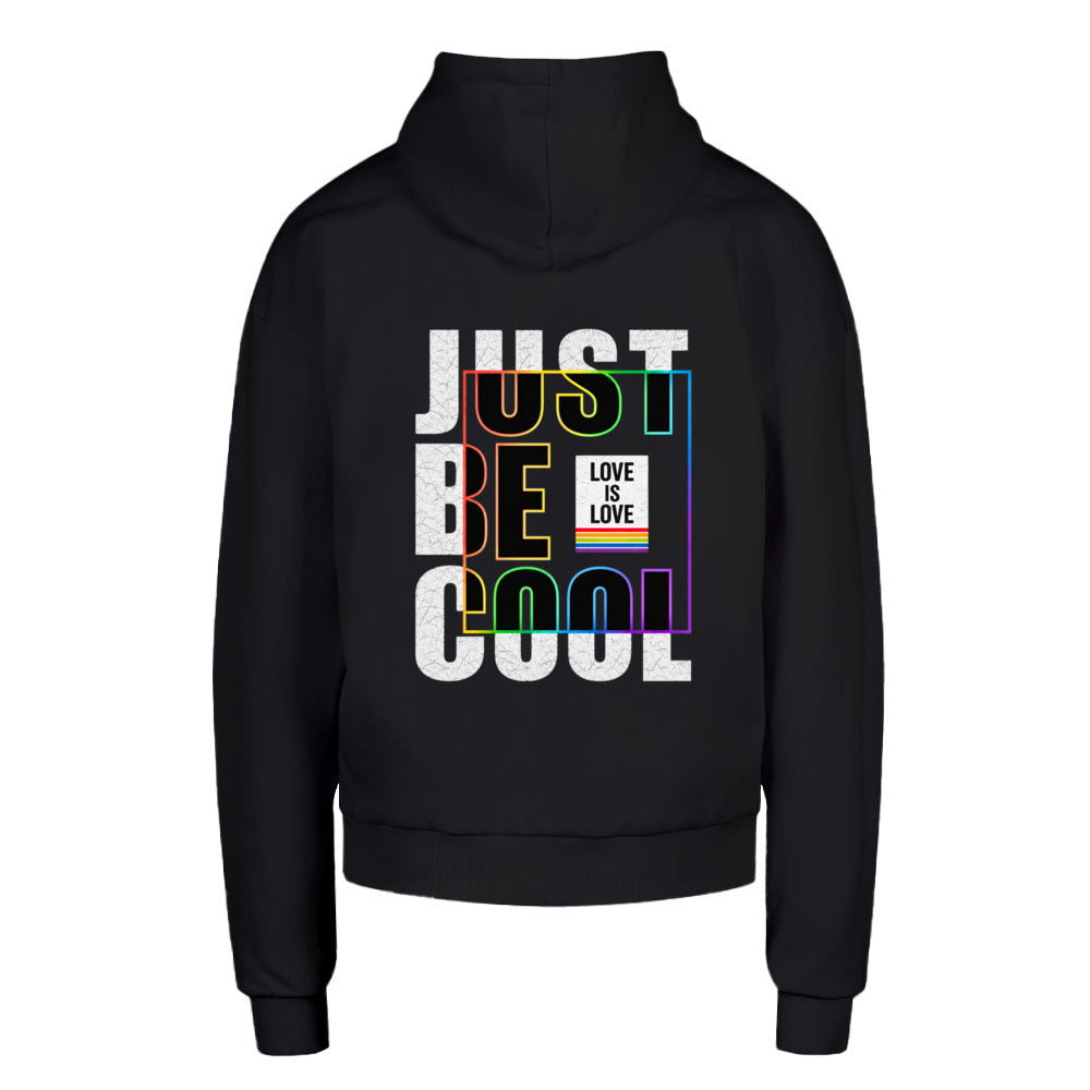 JUDT BE COOL - LOVE IS LOVE - Oversized Statement Hoodie