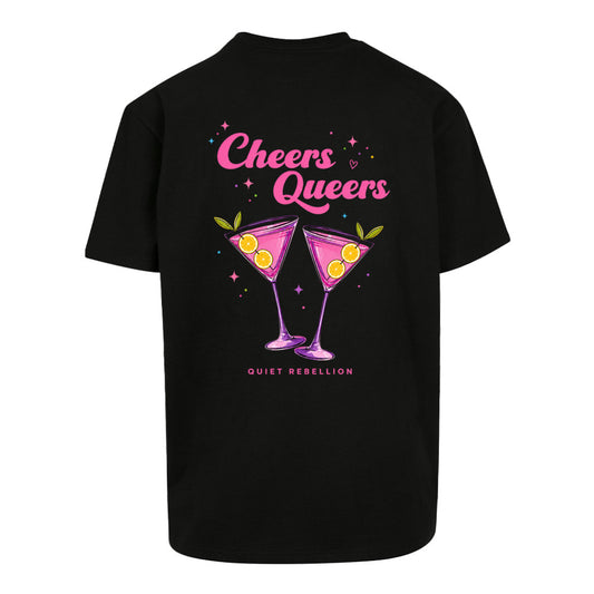 Cheers Queers - Oversized Statement Shirt (Backprint)