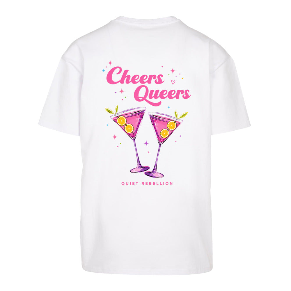 Cheers Queers - Oversized Statement Shirt (Backprint)