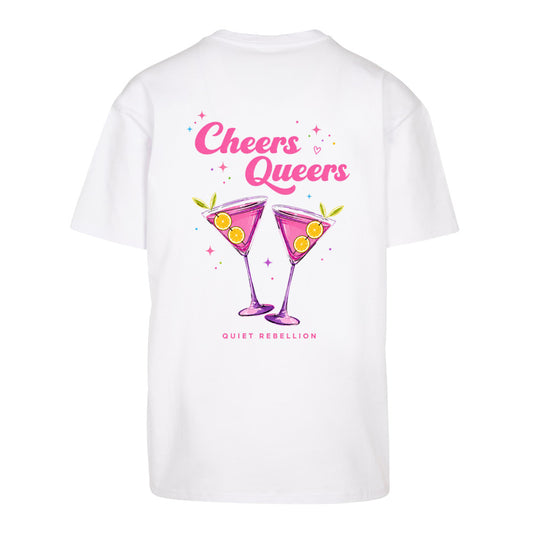 Cheers Queers - Oversized Statement Shirt (Backprint)