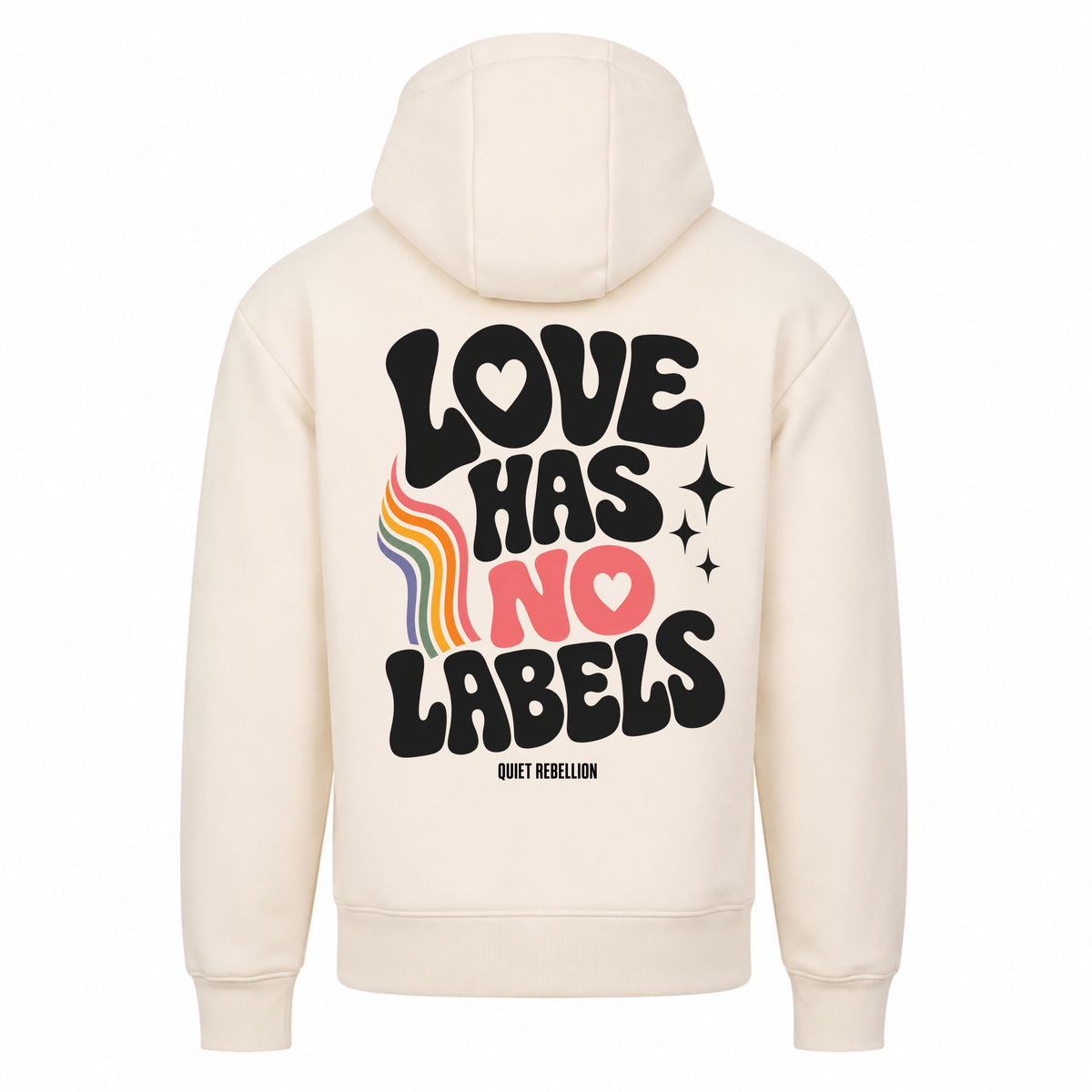 Love Has No Labels - Statement Hoodie / Relaxed Fit / Front-& Backprint