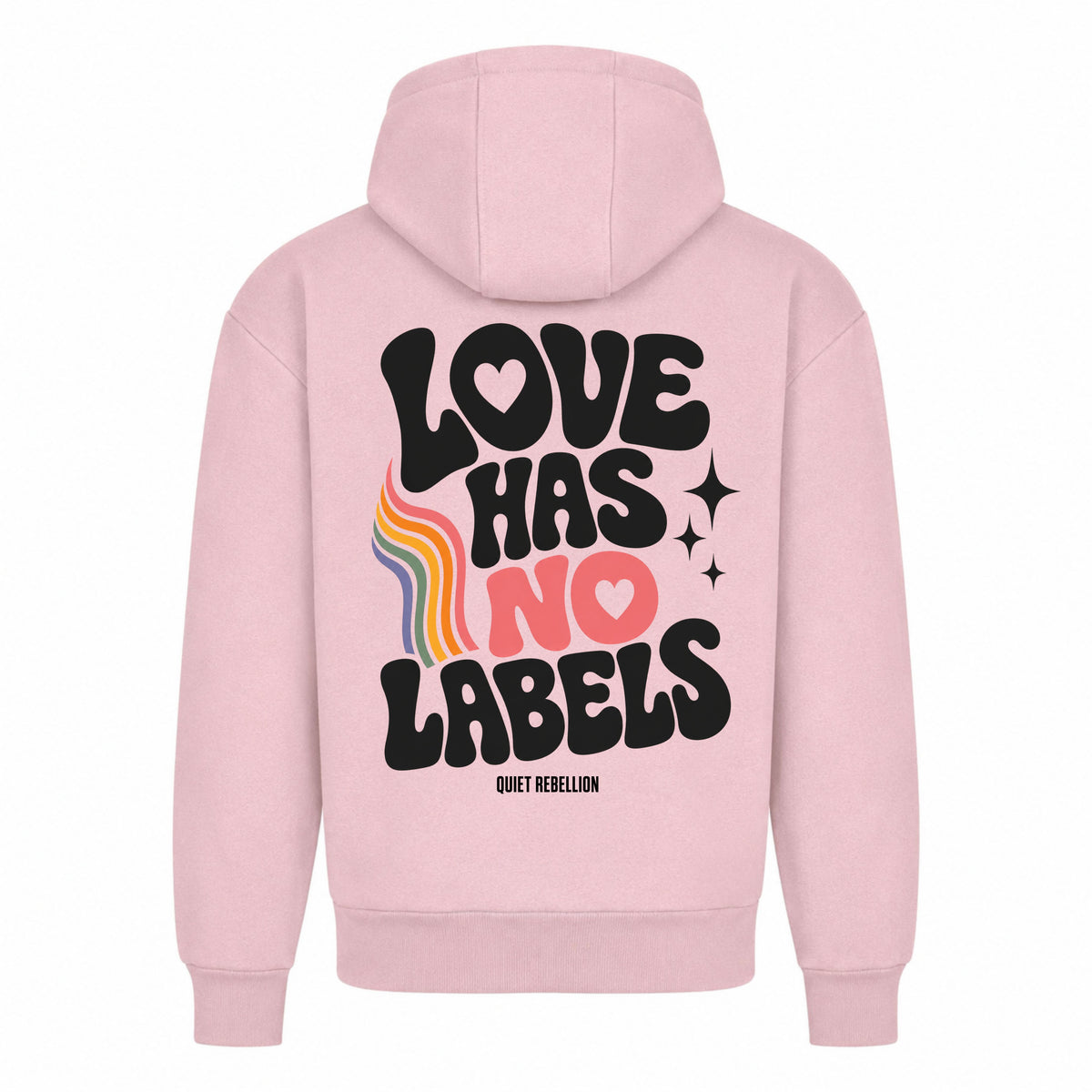 Love Has No Labels - Statement Hoodie / Relaxed Fit / Front-& Backprint