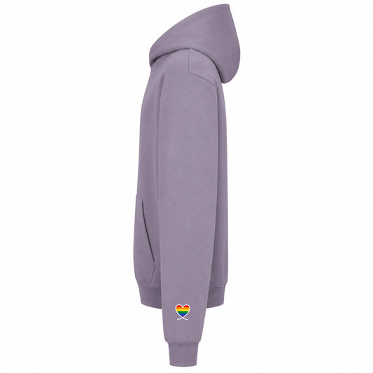 Love knows no gender - Premium Statement Hoodie (Front-& Armprint)