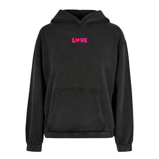 Make Love Loud - Oversized Statement Hoodie (Front-& Backprint)