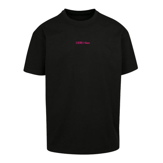 Macht Platz für mehr Liebe - Oversized Statement Shirt (Front-& Backprint)