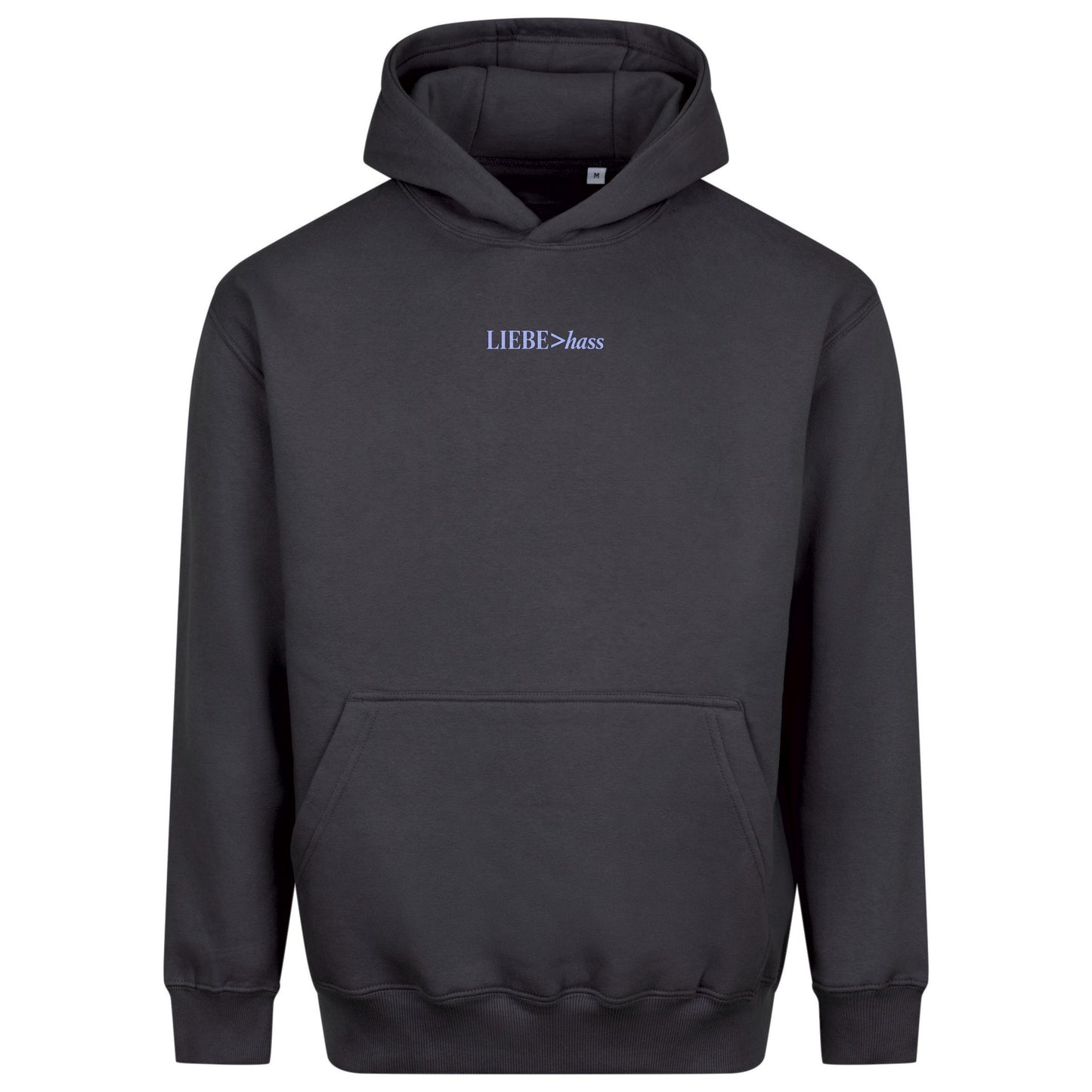 Macht Platz für mehr Liebe - Premium Statement Hoodie (Front-& Backprint)