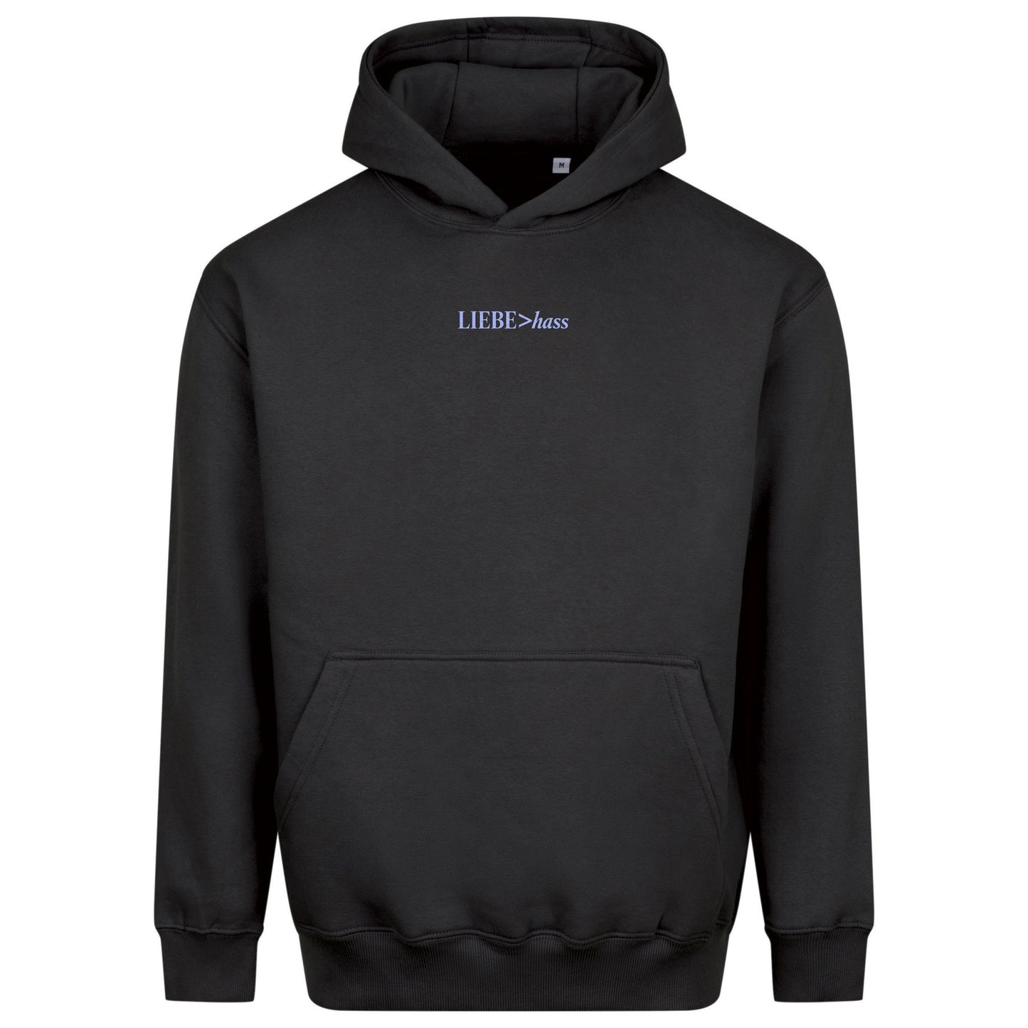 Macht Platz für mehr Liebe - Premium Statement Hoodie (Front-& Backprint)