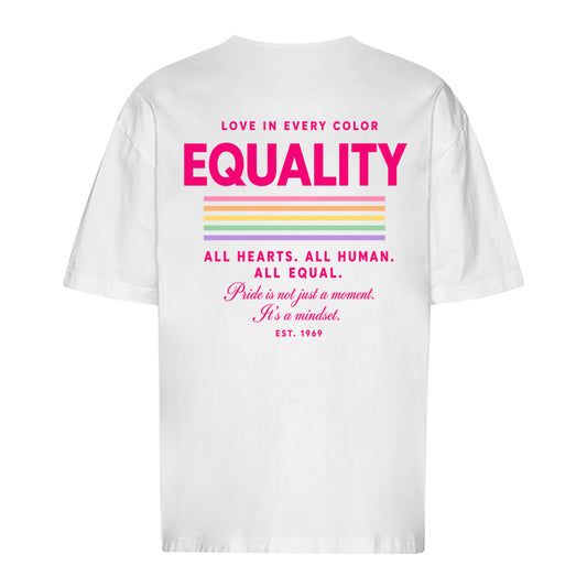 EQUALITY - Oversized Statement Shirt (Front-& Backprint)
