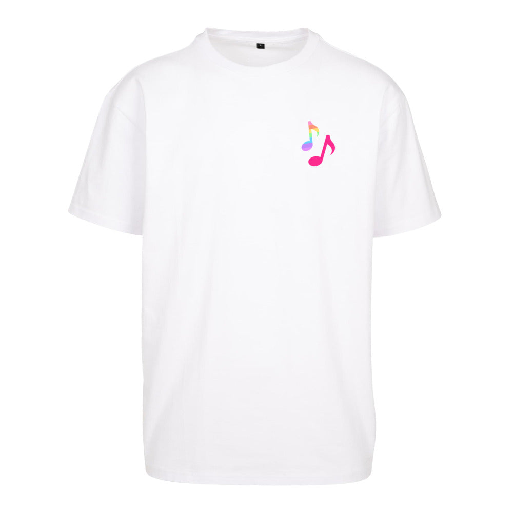 Musik im Ohr, Liebe im Herzen - Oversized Statement Shirt (Front-& Backprint)