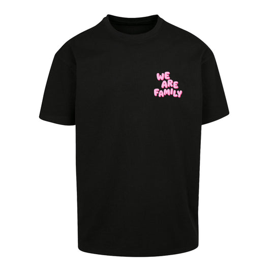 WE ARE FAMILIY - Oversized Statement Shirt (Front-& Backprint)