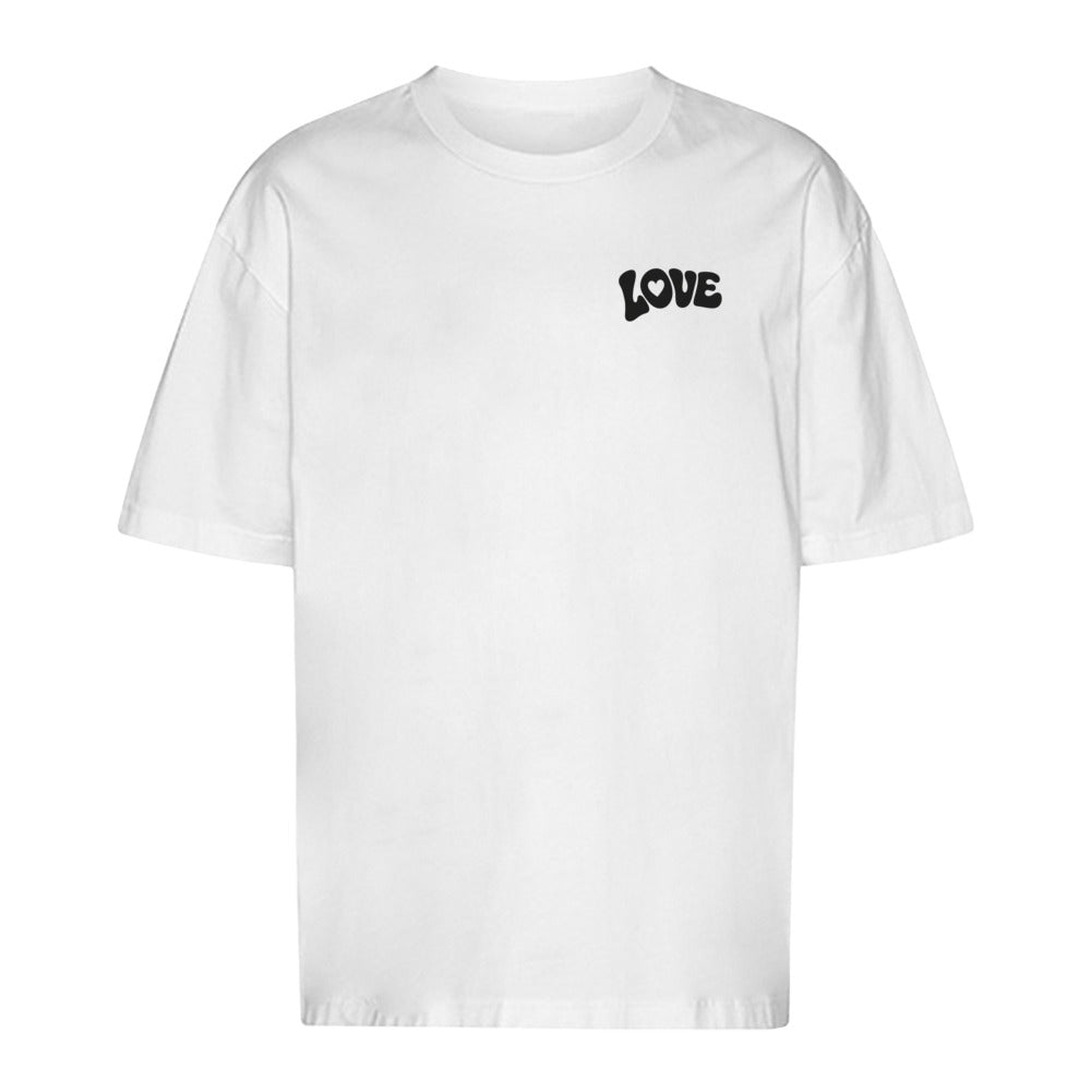 LOVE HAS NO LABELS - Oversized Statement Shirt (Front-& Backprint)