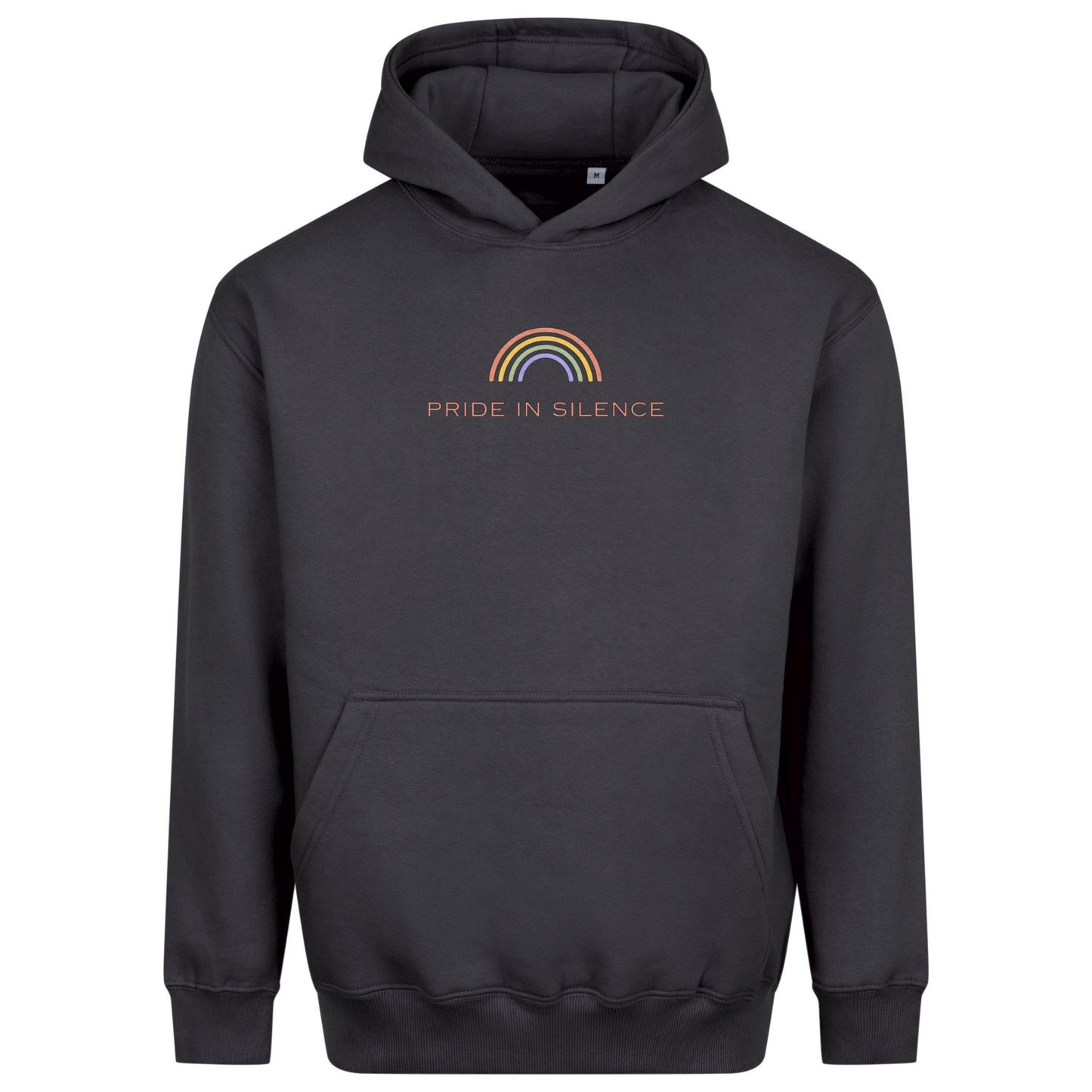 Pride in Silence - Premium Statement Hoodie (Frontdruck)