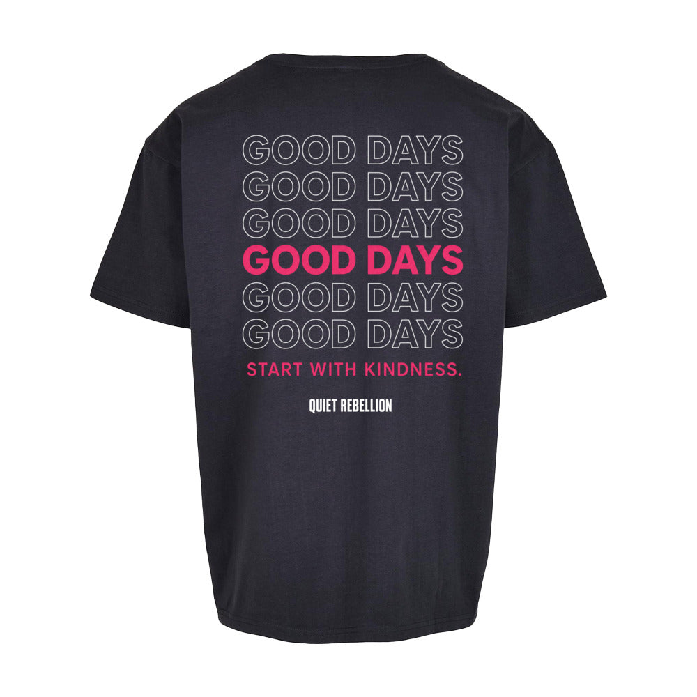 GOOD DAYS - Oversized Statement Shirt (Frontdruck)