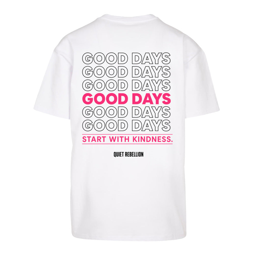 GOOD DAYS - Oversized Statement Shirt (Frontdruck)