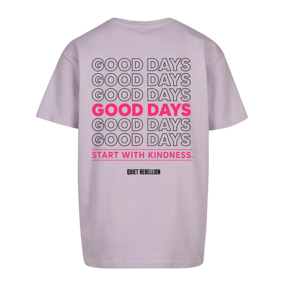 GOOD DAYS - Oversized Statement Shirt (Frontdruck)