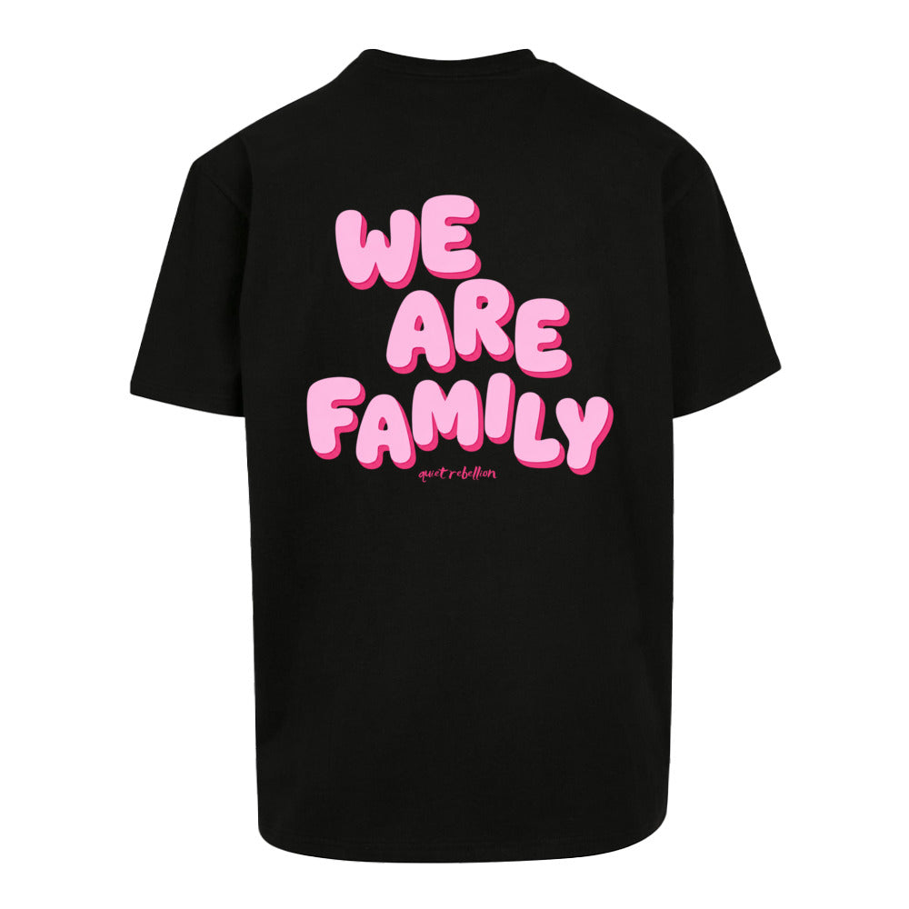 WE ARE FAMILIY - Oversized Statement Shirt (Front-& Backprint)