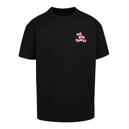 WE ARE FAMILIY - Oversized Statement Shirt (Front-& Backprint)