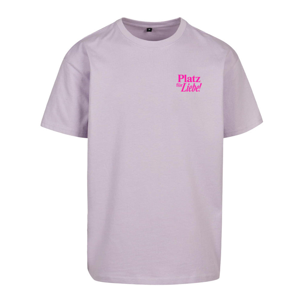 Macht Platz für mehr Liebe - Oversized Statement Shirt (Front-& Backprint)