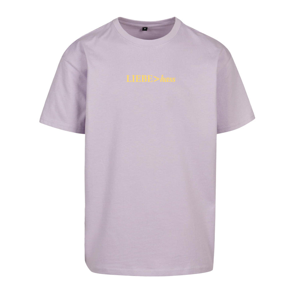 Macht Platz für mehr Liebe - Oversized Statement Shirt (Front-& Backprint)