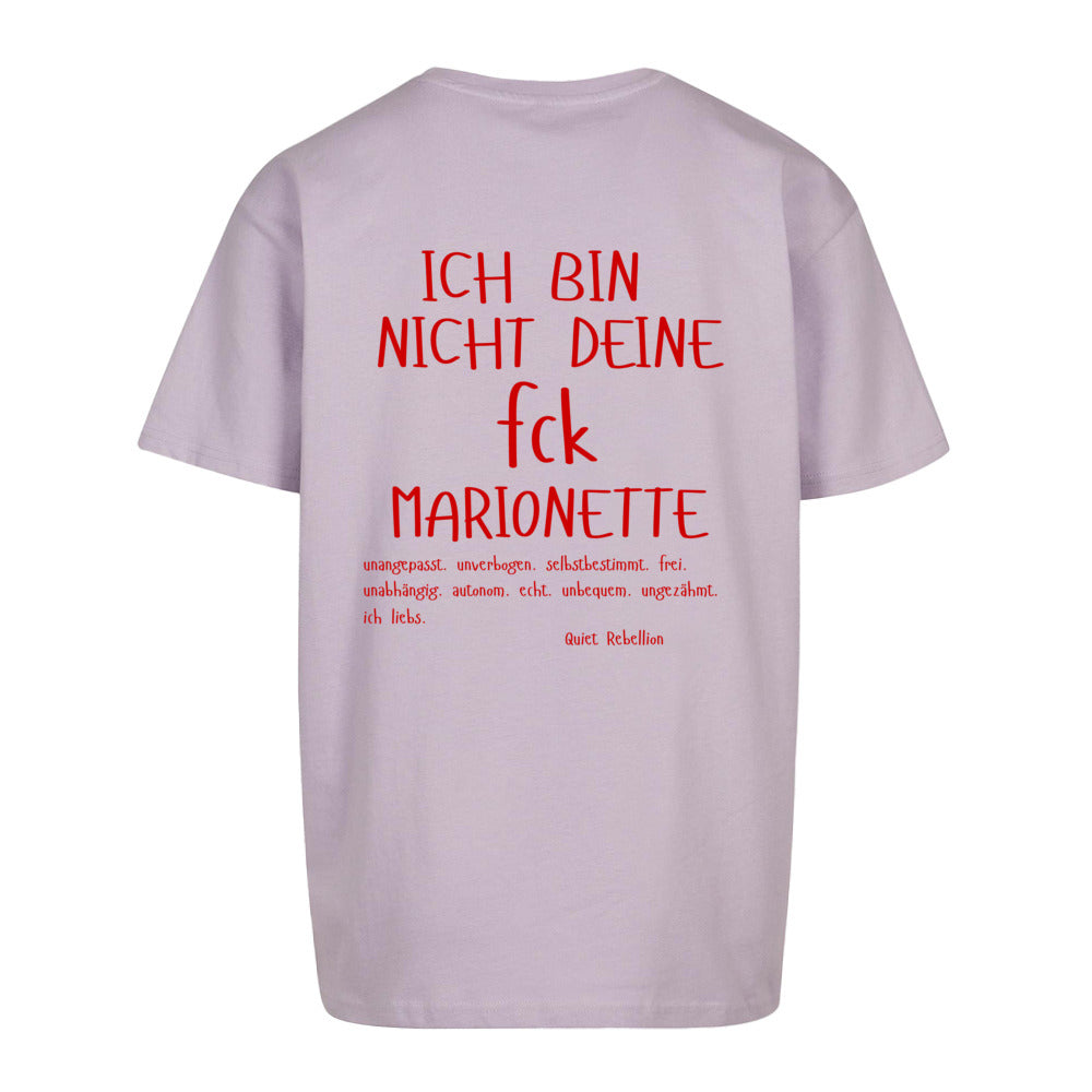 Ich bin nicht deine fck Marionette - Oversized Statement Shirt