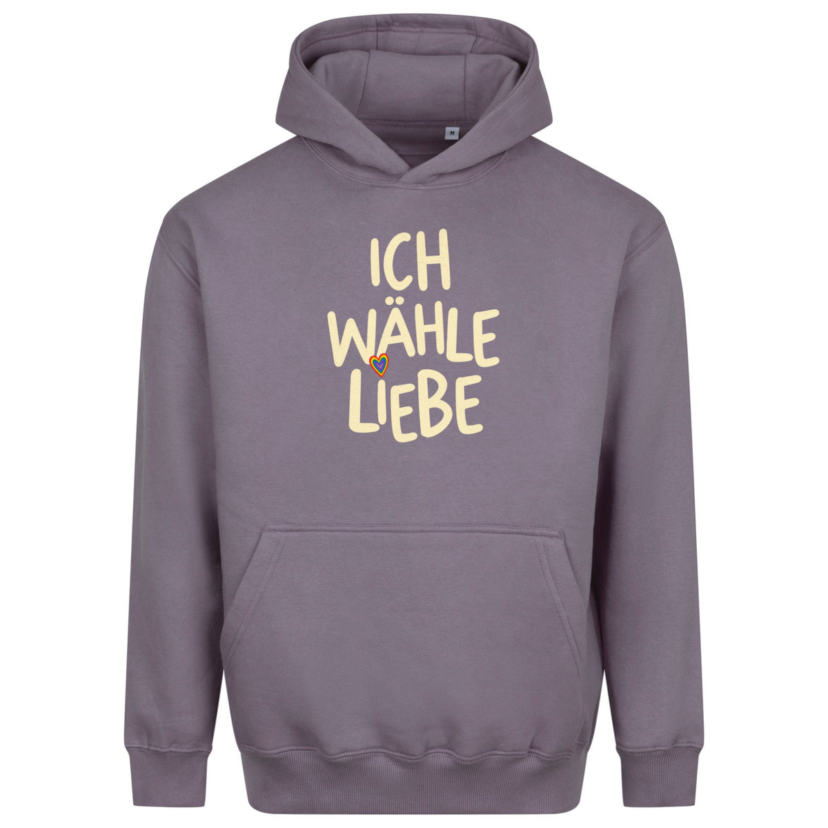 Ich wähle Liebe - Relaxed Fit Statement Hoodie
