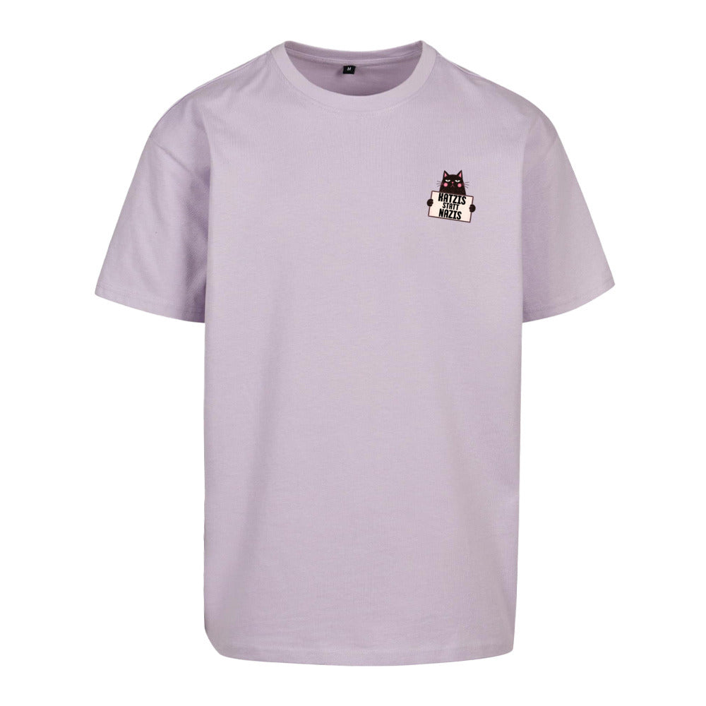 Katzis statt Nazis - Oversized Statement Shirt