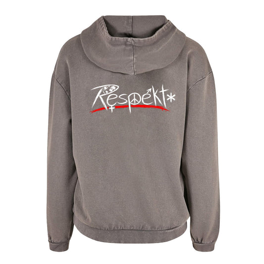 Respekt - Acid Washed Oversized Hoodie