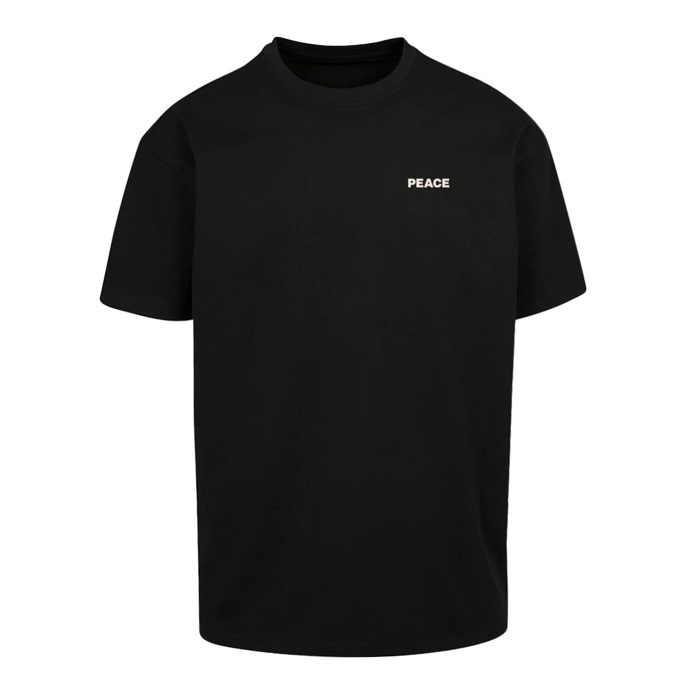 MAKE LOVE NOT WAR - Oversized Statement Shirt (Front-& Backprint)
