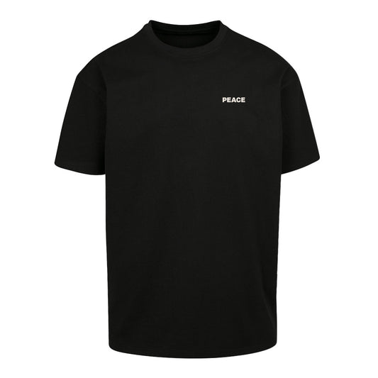MAKE LOVE NOT WAR - Oversized Statement Shirt (Front-& Backprint)