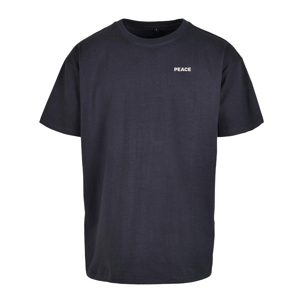 MAKE LOVE NOT WAR - Oversized Statement Shirt (Front-& Backprint)