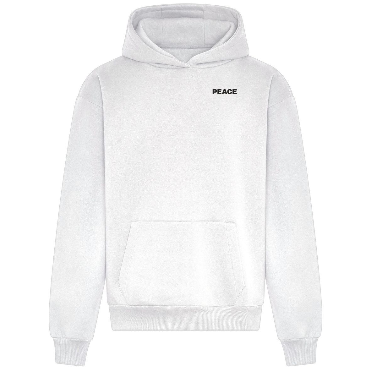 Make Love Not War - Relaxed Fit Statement Hoodie