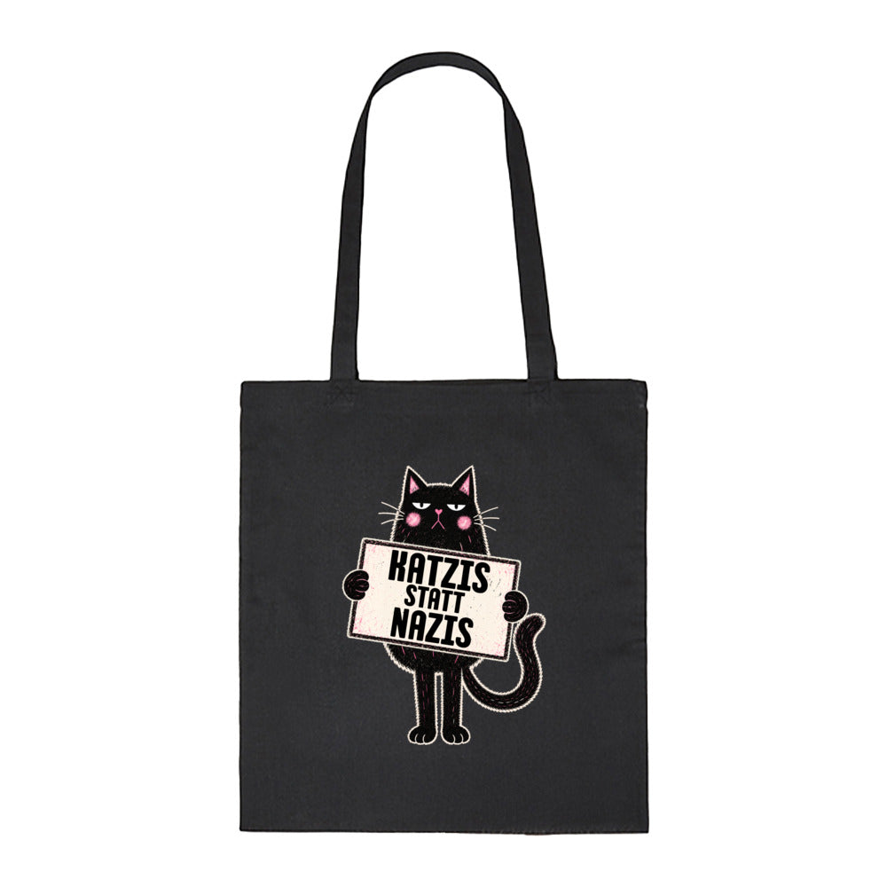 Katzis statt Nazis - Cotton Bag
