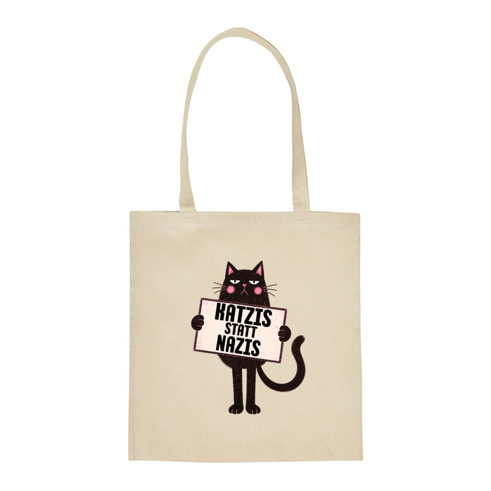Katzis statt Nazis - Cotton Bag