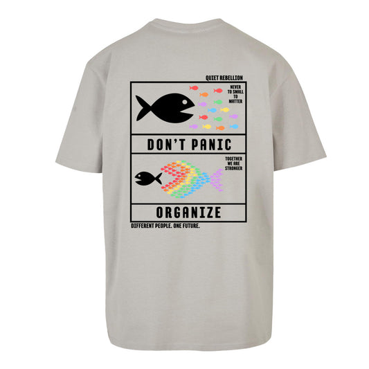 DONT‘T PANIC. ORGANIZE - Oversized Statement T-Shirt