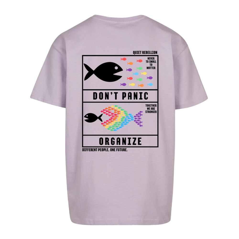 DONT‘T PANIC. ORGANIZE - Oversized Statement T-Shirt
