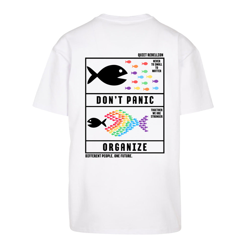DONT‘T PANIC. ORGANIZE - Oversized Statement T-Shirt
