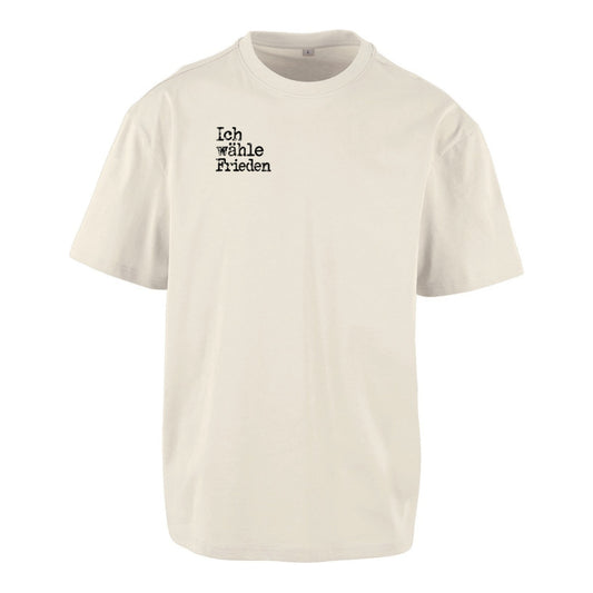 Ich wähle Frieden - Unisex Oversized T-Shirt