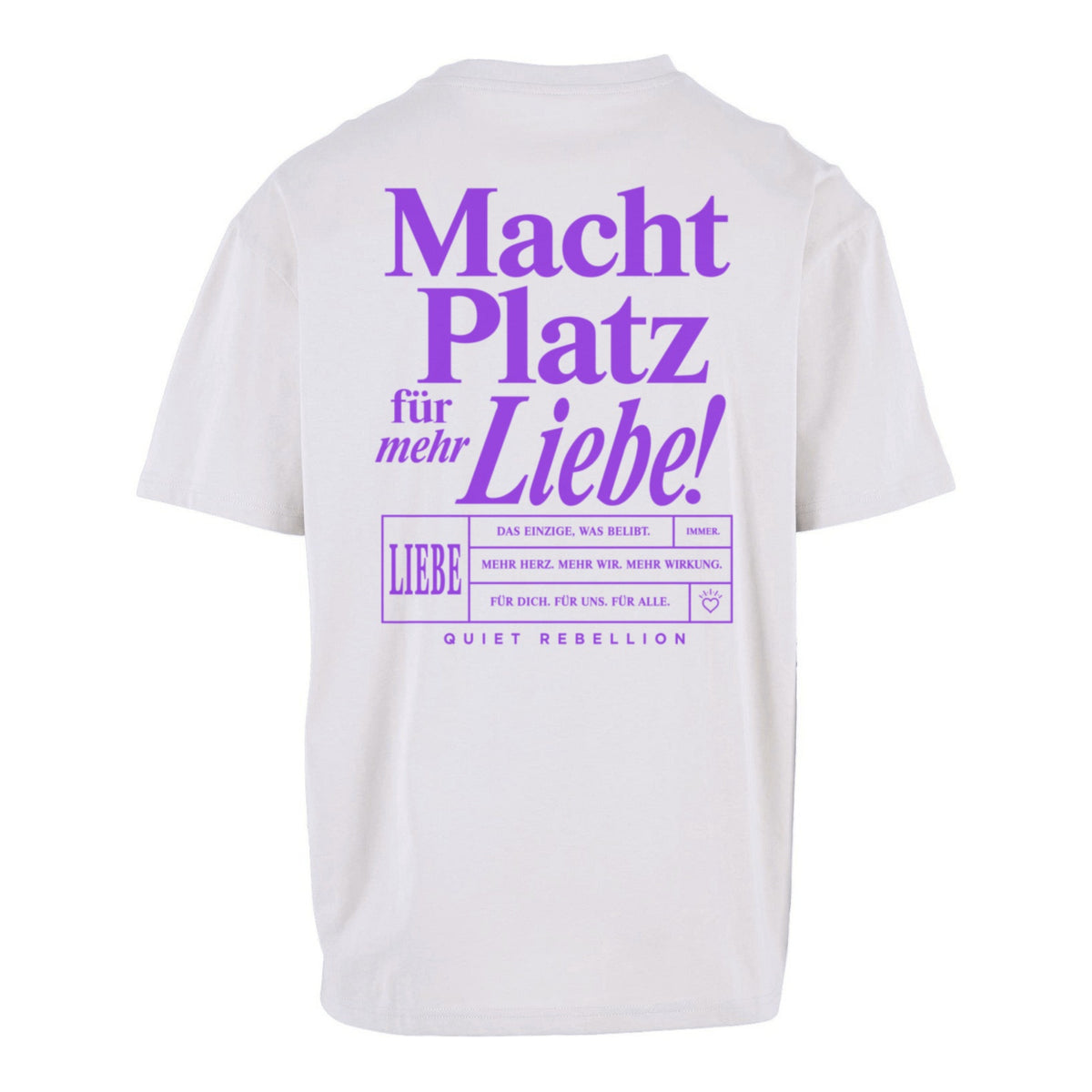 Macht Platz für mehr Liebe - Unisex Oversized T-Shirt